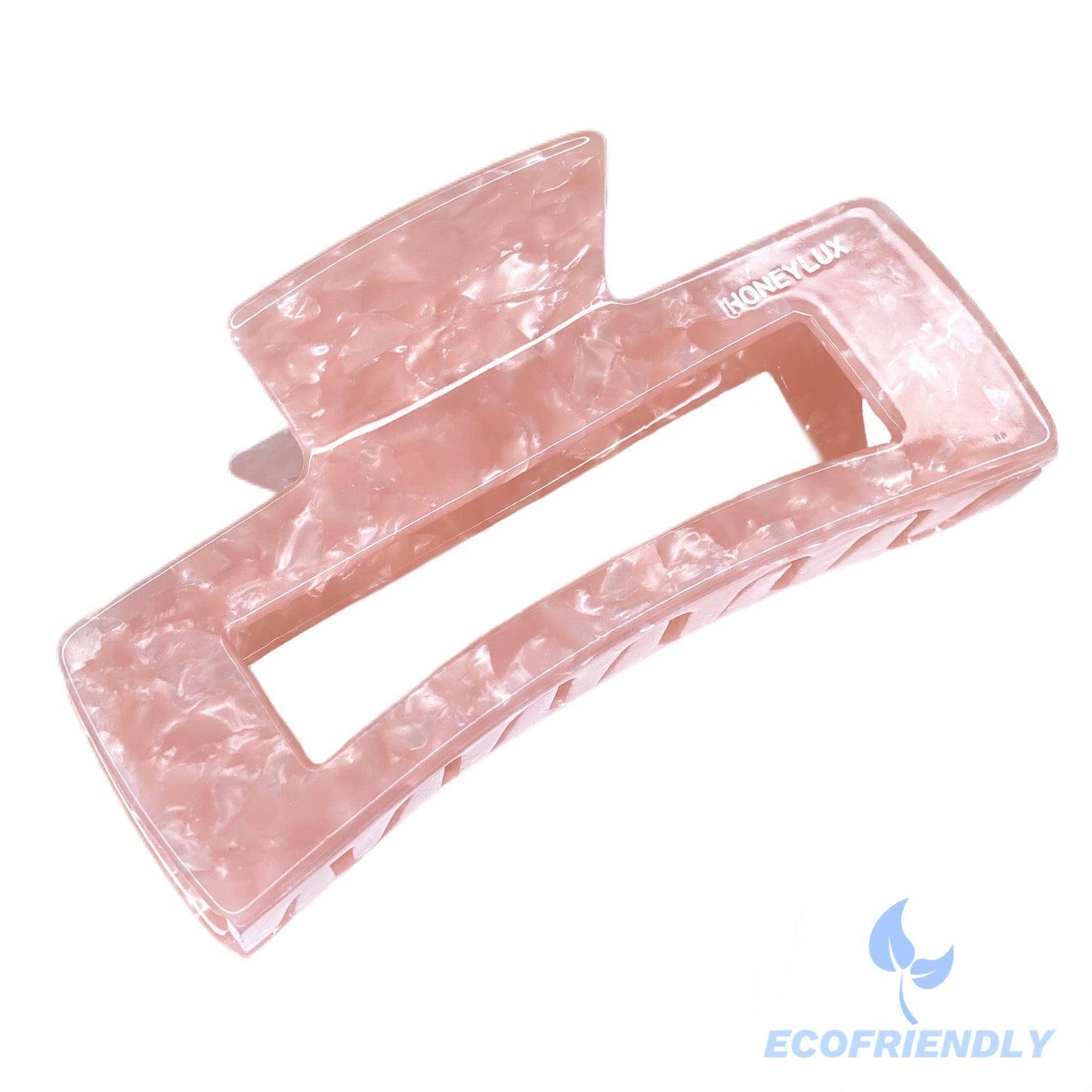 HoneyLux Ecofriendly Acetate Large Claw - Sugar Pink