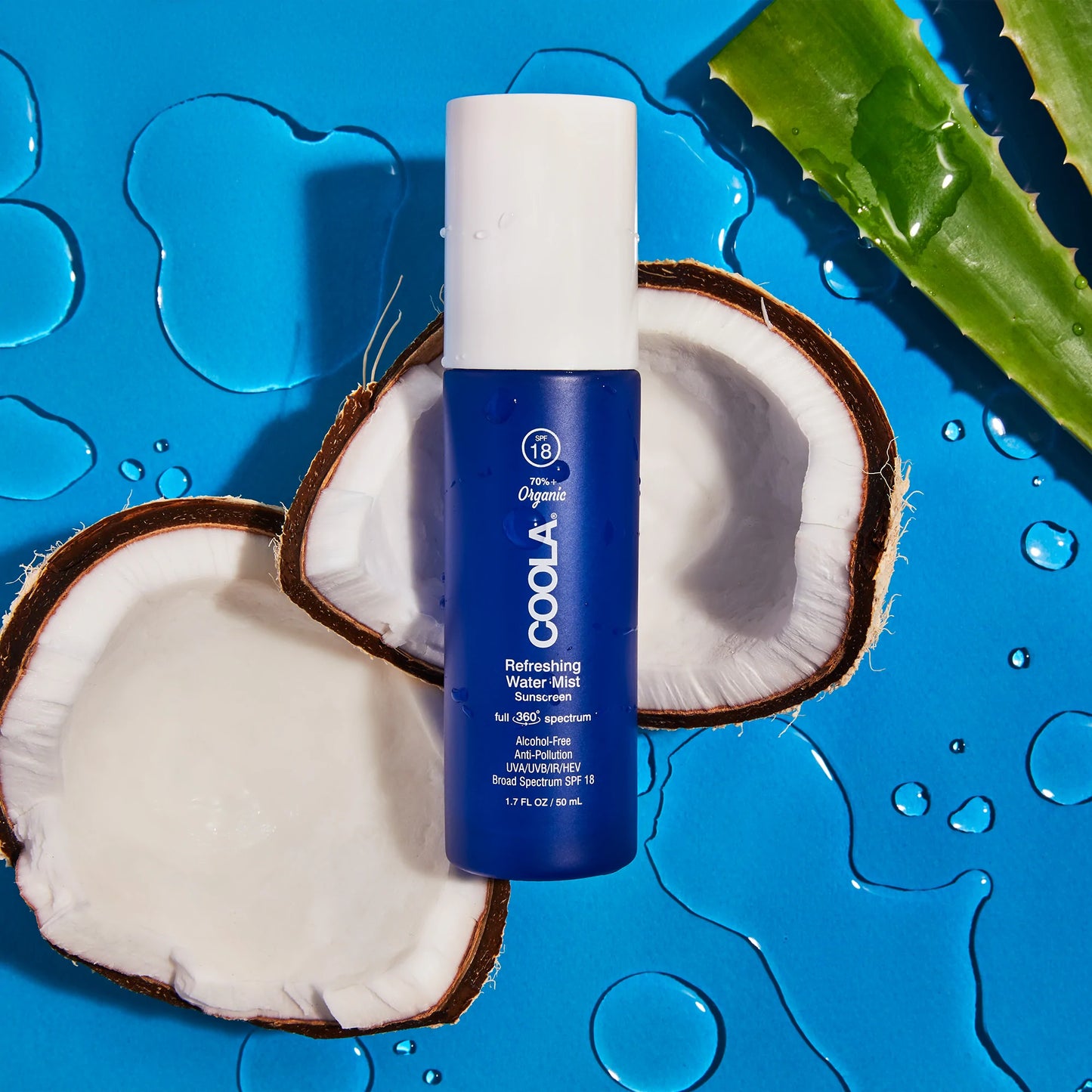 COOLA Refreshing Water Mist Organic Face Sunscreen SPF 18