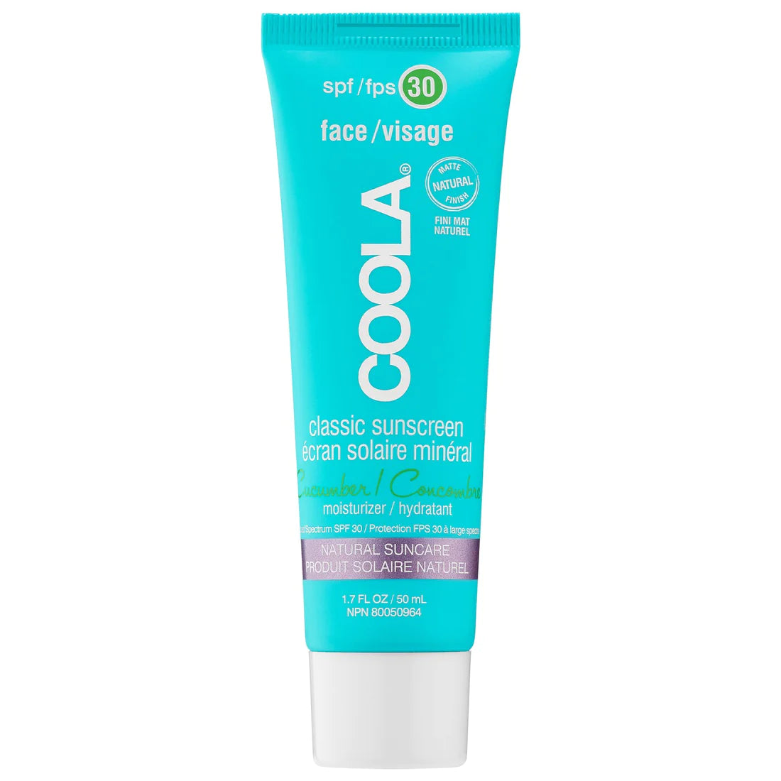 COOLA Mineral Face SPF 30 Cucumber Matte